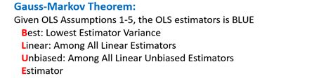 Linear Regression with OLS: Unbiased, Consistent, BLUE, Best .